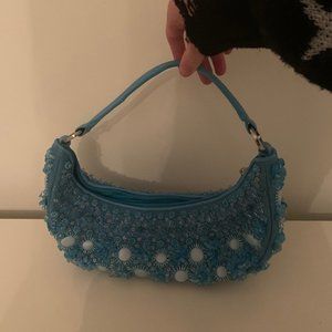 Ann Taylor Turquoise Gem Bag